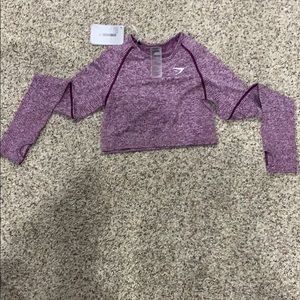 Vital long sleeve crop top